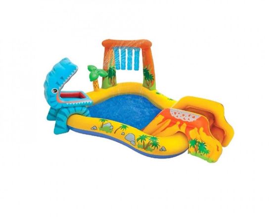 صورة مسبح أطفال بشكل تمساح مقاس(2.40x1x1) متر